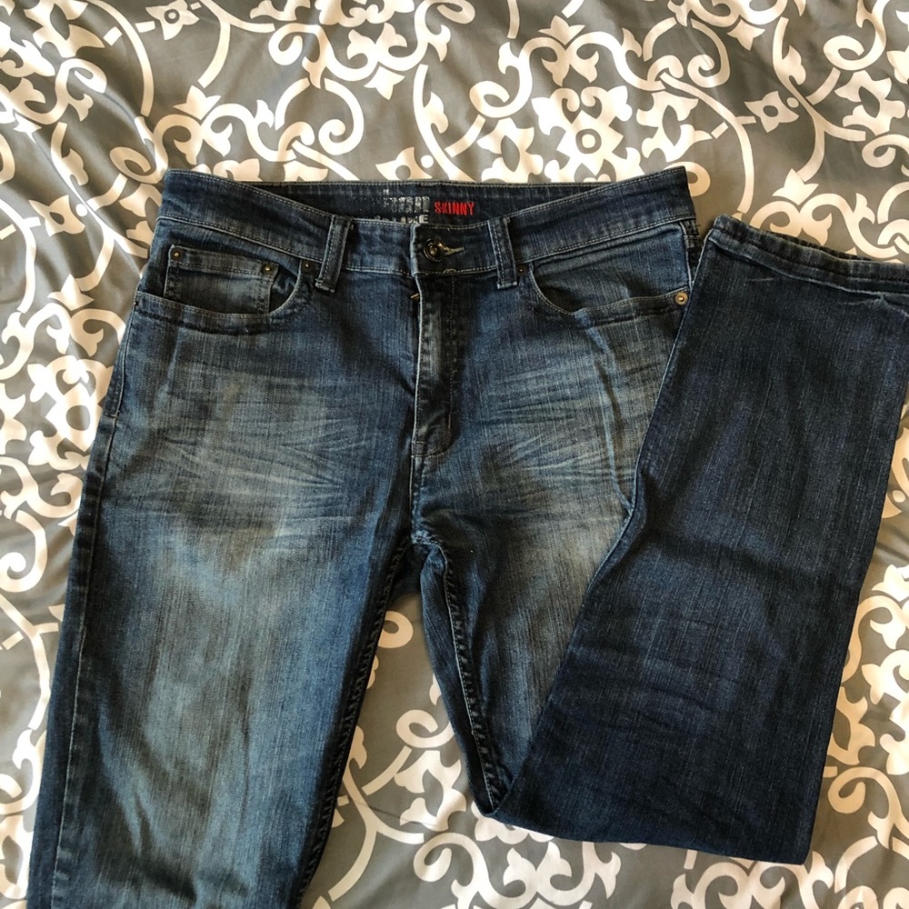 Men’s 32x30 Faded Slim Straight Jeans
